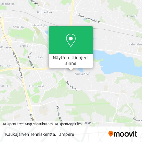 Kuinka päästä kohteeseen Kaukajärven Tenniskenttä paikassa Tampere  kulkuvälineellä Bussi?