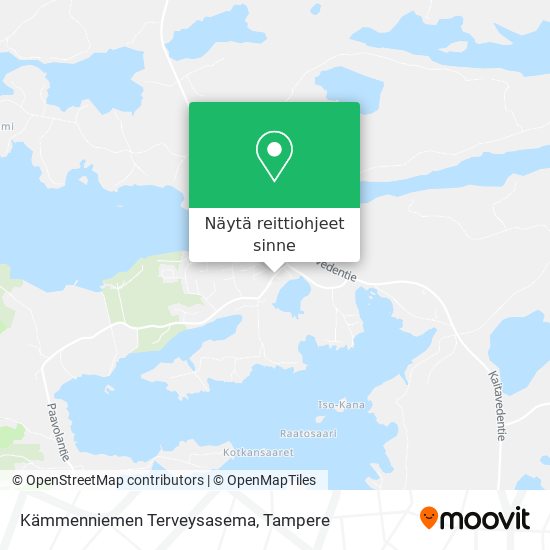 Kämmenniemen Terveysasema kartta