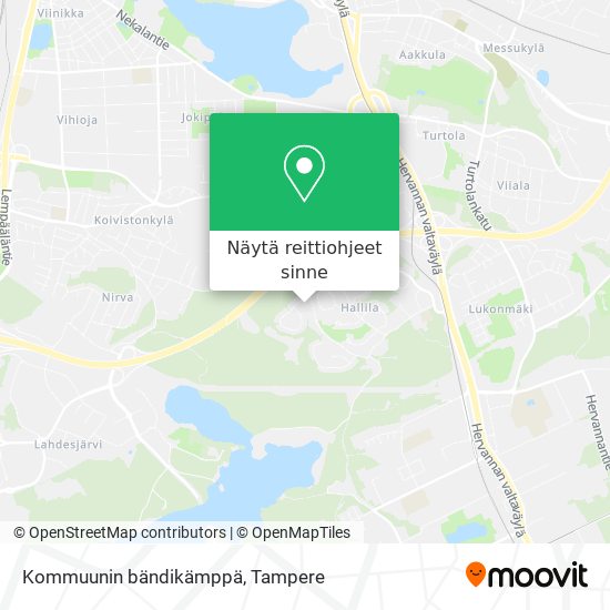 Kommuunin bändikämppä kartta