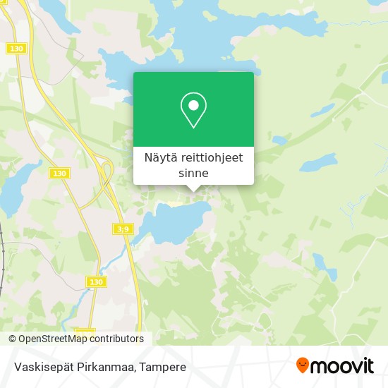 Vaskisepät Pirkanmaa kartta