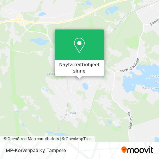 MP-Korvenpää Ky kartta