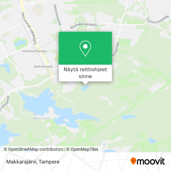 Kuinka päästä kohteeseen Makkarajärvi paikassa Tampere kulkuvälineellä  Bussi tai Raitiovaunu?