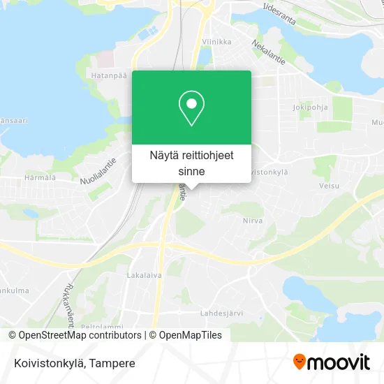 Koivistonkylä kartta