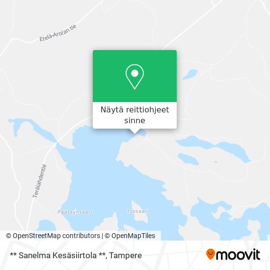 ** Sanelma Kesäsiirtola ** kartta