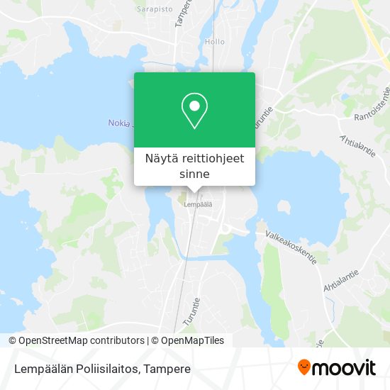 Lempäälän Poliisilaitos kartta