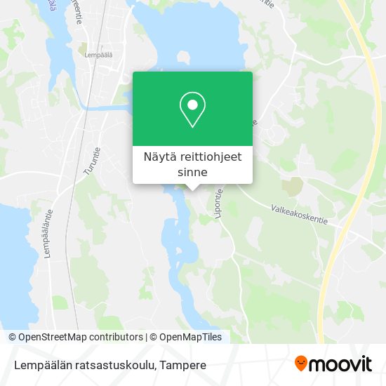 Lempäälän ratsastuskoulu kartta