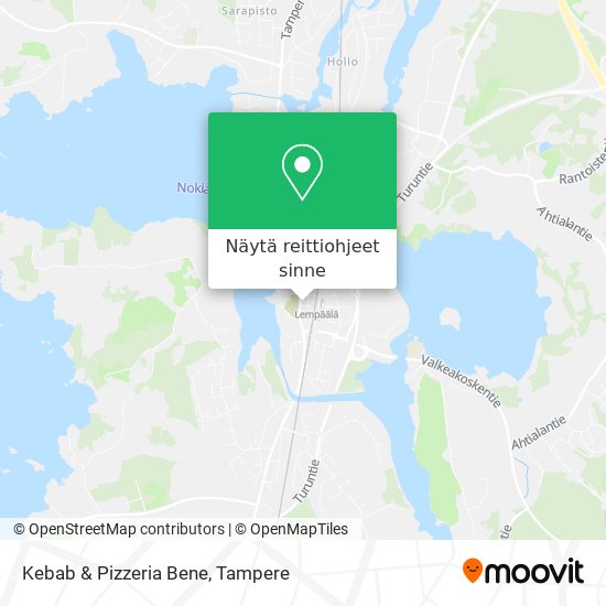 Kebab & Pizzeria Bene kartta