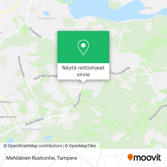 Mehiläinen Ruskontie kartta