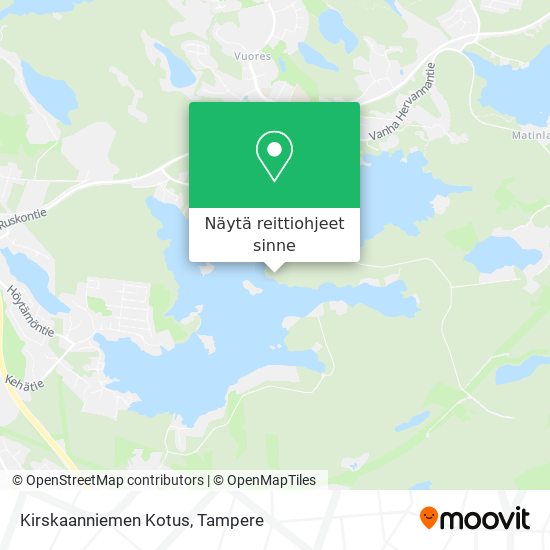 Kirskaanniemen Kotus kartta