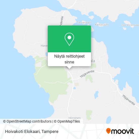 Hoivakoti Elokaari kartta