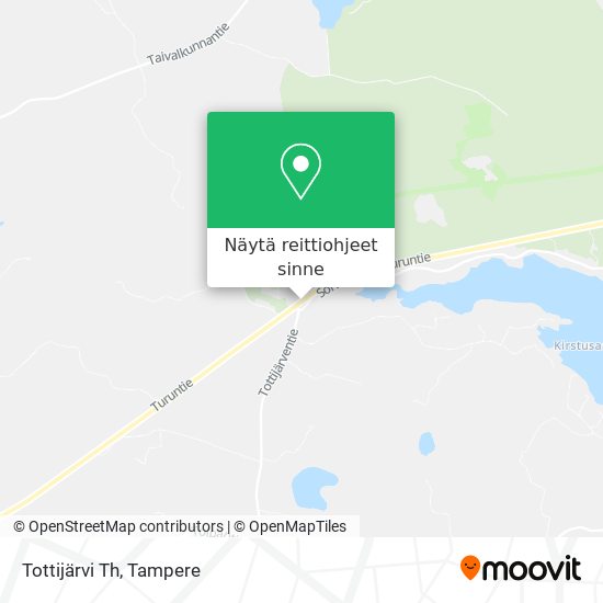 Tottijärvi Th kartta