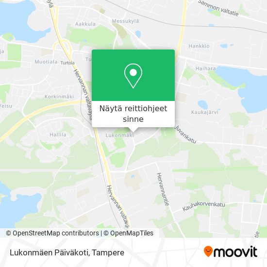 Lukonmäen Päiväkoti kartta