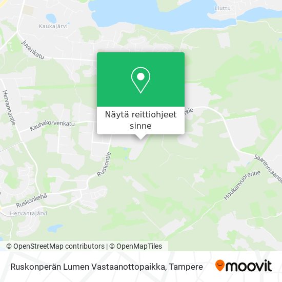 Ruskonperän Lumen Vastaanottopaikka kartta