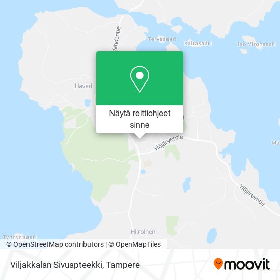 Viljakkalan Sivuapteekki kartta