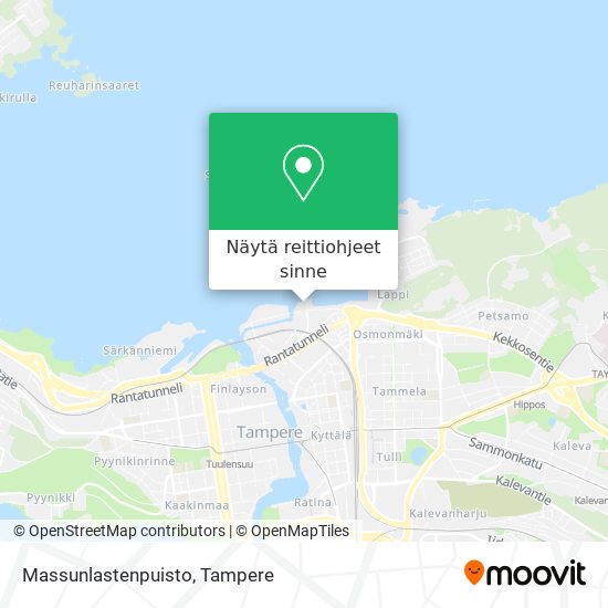 Massunlastenpuisto kartta