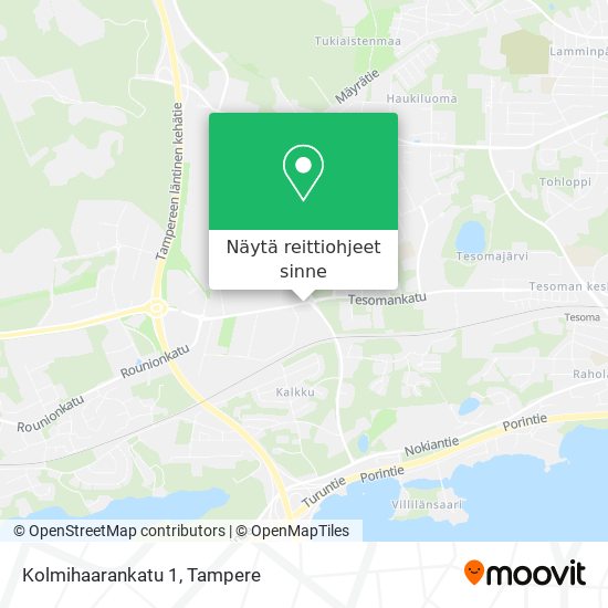 Kolmihaarankatu 1 kartta