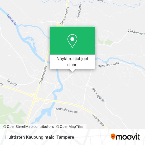 Huittisten Kaupungintalo kartta
