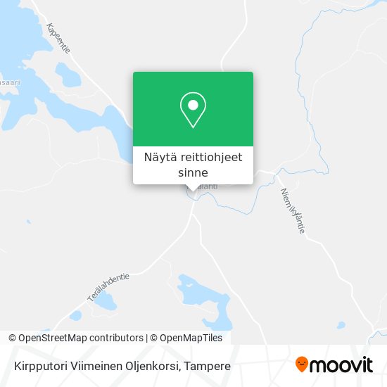 Kirpputori Viimeinen Oljenkorsi kartta