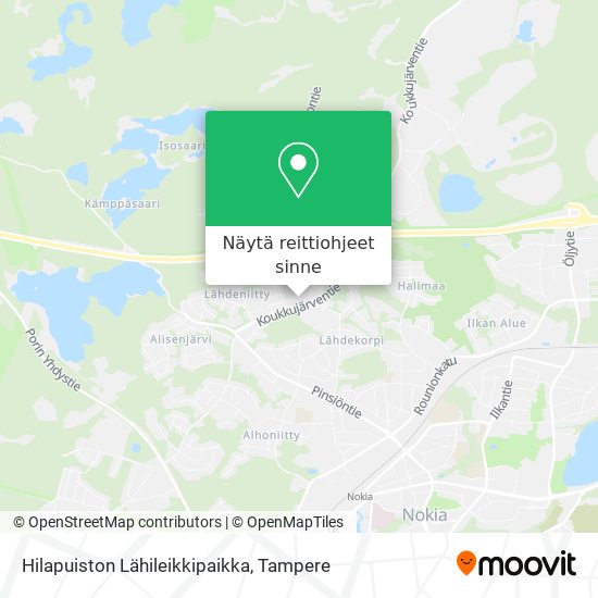 Hilapuiston Lähileikkipaikka kartta