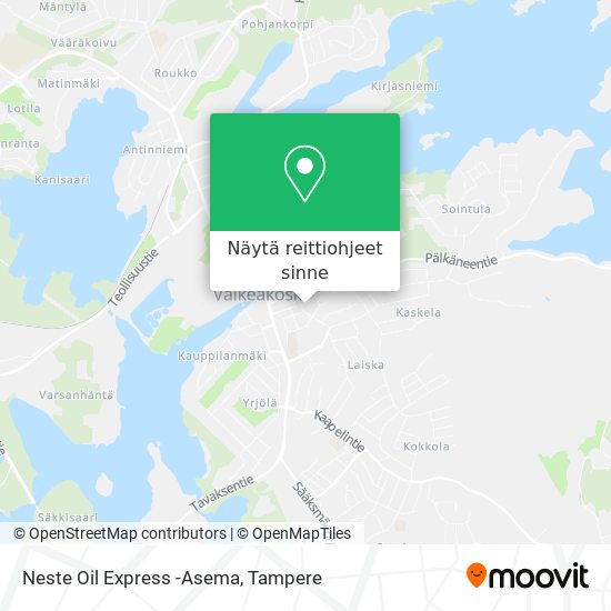 Neste Oil Express -Asema kartta