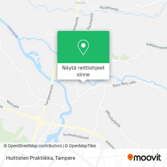 Huittisten Praktiikka kartta