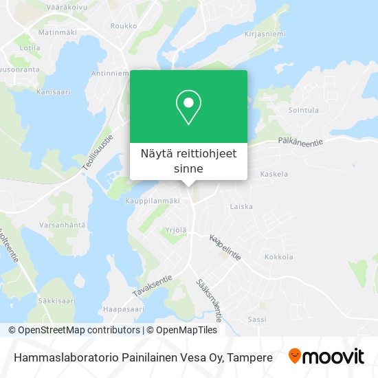 Hammaslaboratorio Painilainen Vesa Oy kartta