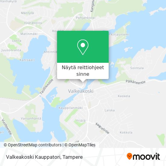 Valkeakoski Kauppatori kartta