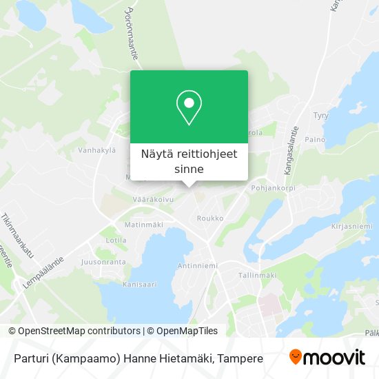 Parturi (Kampaamo) Hanne Hietamäki kartta