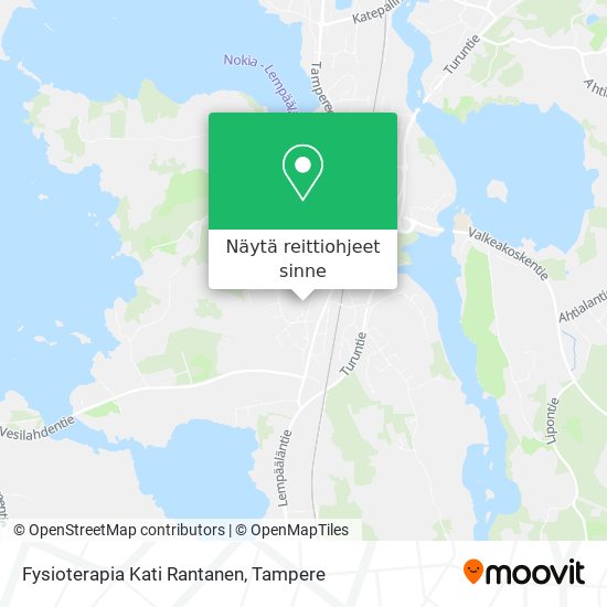 Fysioterapia Kati Rantanen kartta
