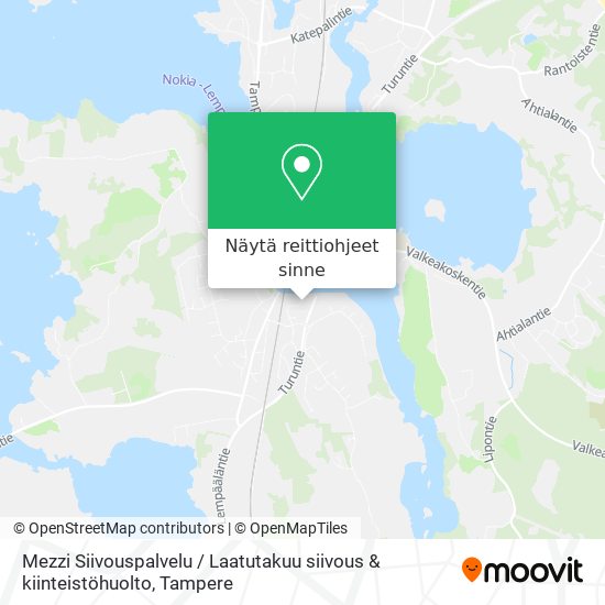 Mezzi Siivouspalvelu / Laatutakuu siivous & kiinteistöhuolto kartta