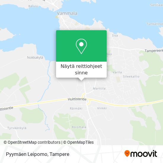Pyymäen Leipomo kartta