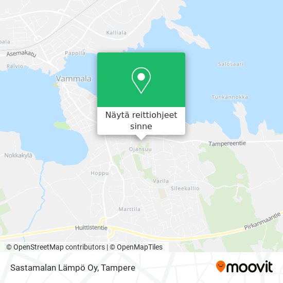 Sastamalan Lämpö Oy kartta