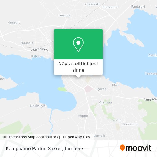 Kampaamo Parturi Saxxet kartta