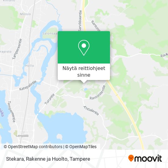 Stekara, Rakenne ja Huolto kartta