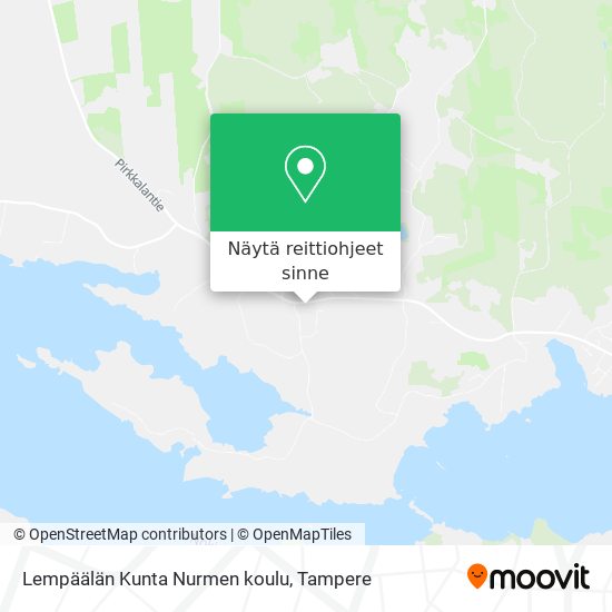 Lempäälän Kunta Nurmen koulu kartta