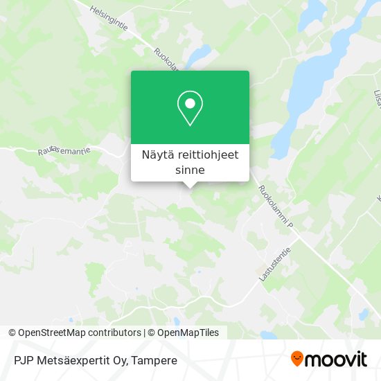 PJP Metsäexpertit Oy kartta