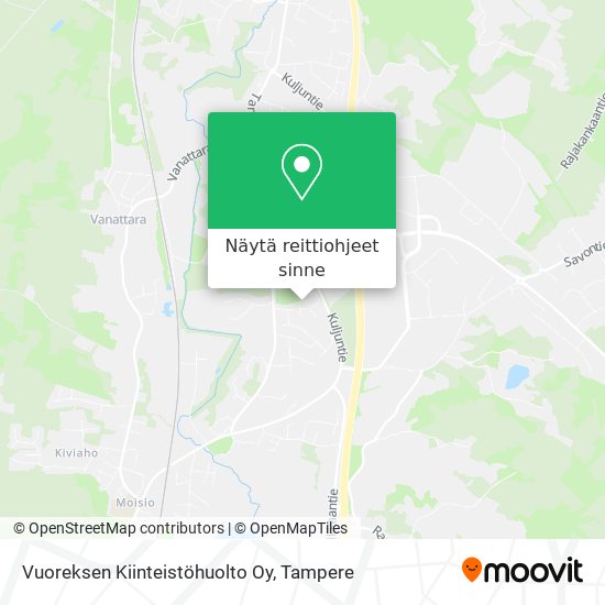 Vuoreksen Kiinteistöhuolto Oy kartta