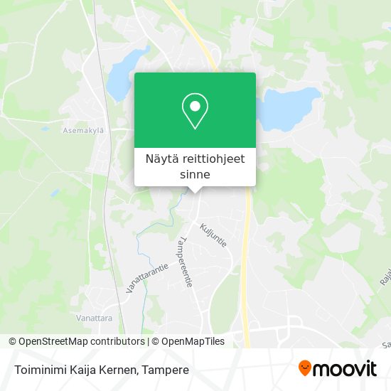 Toiminimi Kaija Kernen kartta