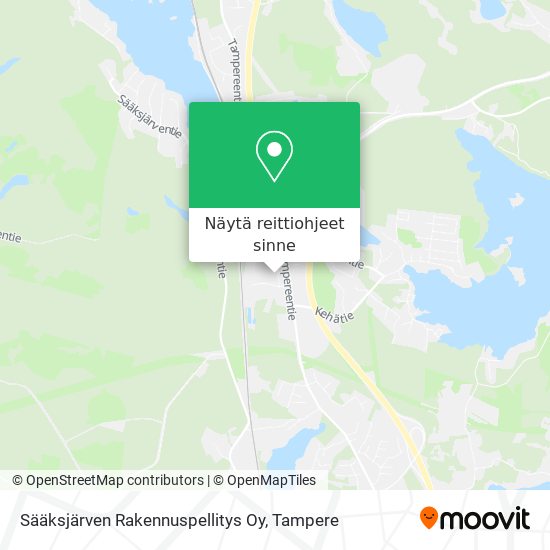 Sääksjärven Rakennuspellitys Oy kartta