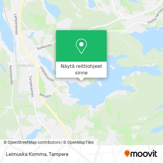 Leimuska Komma kartta