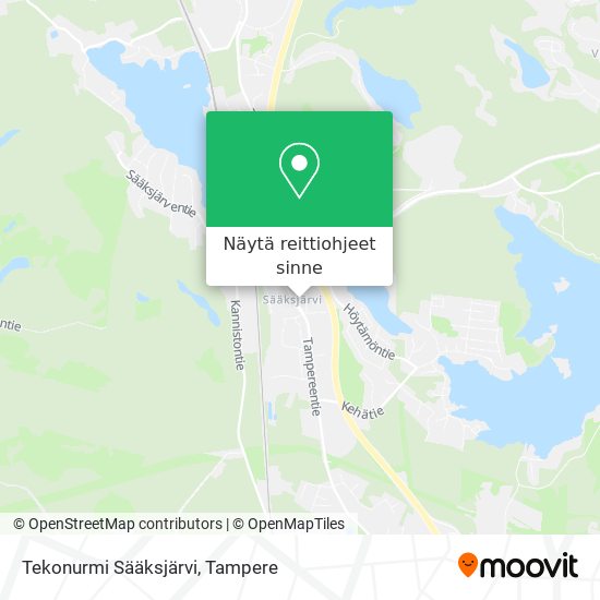 Tekonurmi Sääksjärvi kartta
