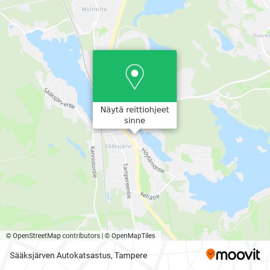 Sääksjärven Autokatsastus kartta
