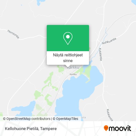 Kellohuone Pietilä kartta