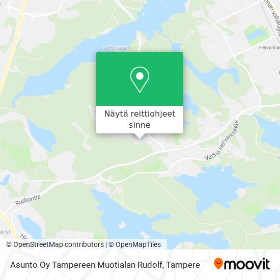 Asunto Oy Tampereen Muotialan Rudolf kartta