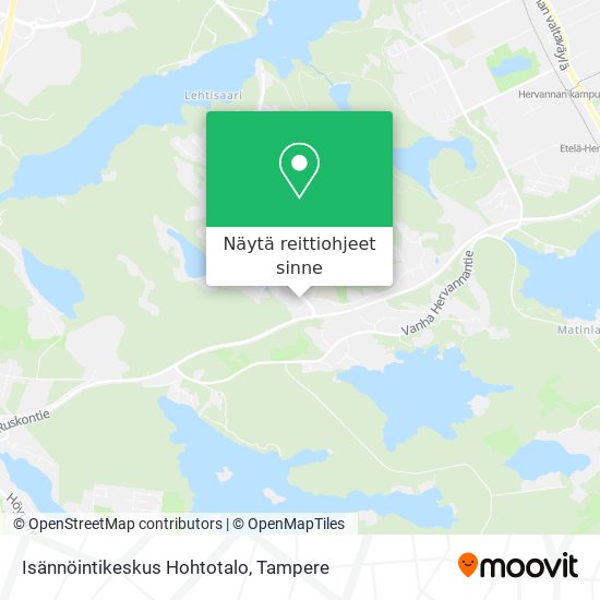 Isännöintikeskus Hohtotalo kartta