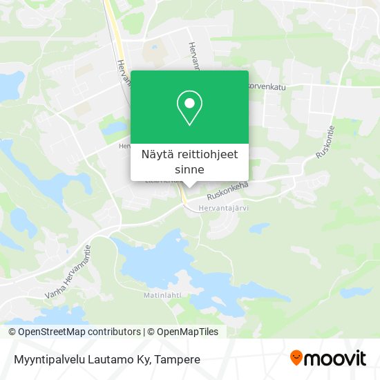 Myyntipalvelu Lautamo Ky kartta