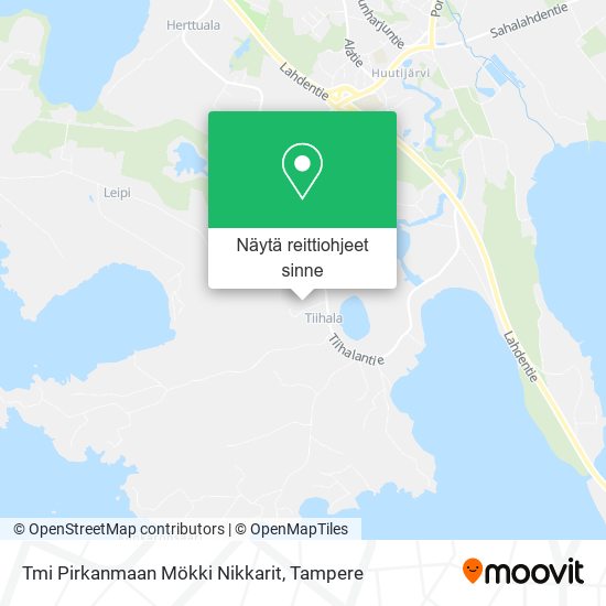 Tmi Pirkanmaan Mökki Nikkarit kartta