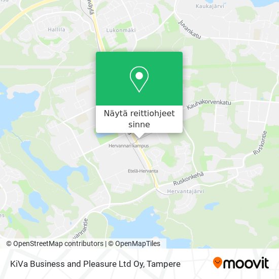 KiVa Business and Pleasure Ltd Oy kartta