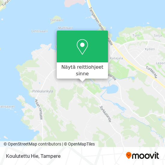 Koulutettu Hie kartta