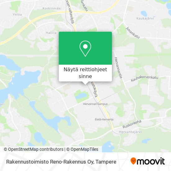Rakennustoimisto Reno-Rakennus Oy kartta